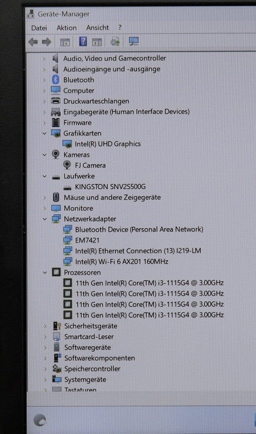 Fujitsu Lifebook E5411 i3-1115G4 16GB RAM 500GB SSD(neu) 14 FullHD IPS A-Ware