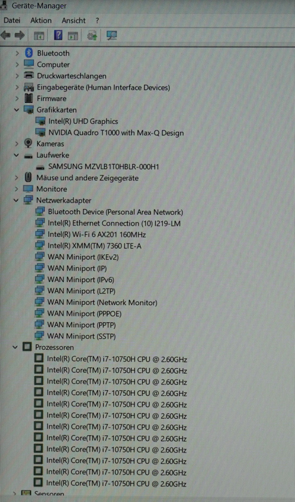 HP Zbook Fury 15 G7 i7-10750H 64GB RAM 1TB SSD NVMe NVIDIA Quadro T1000 #Z1