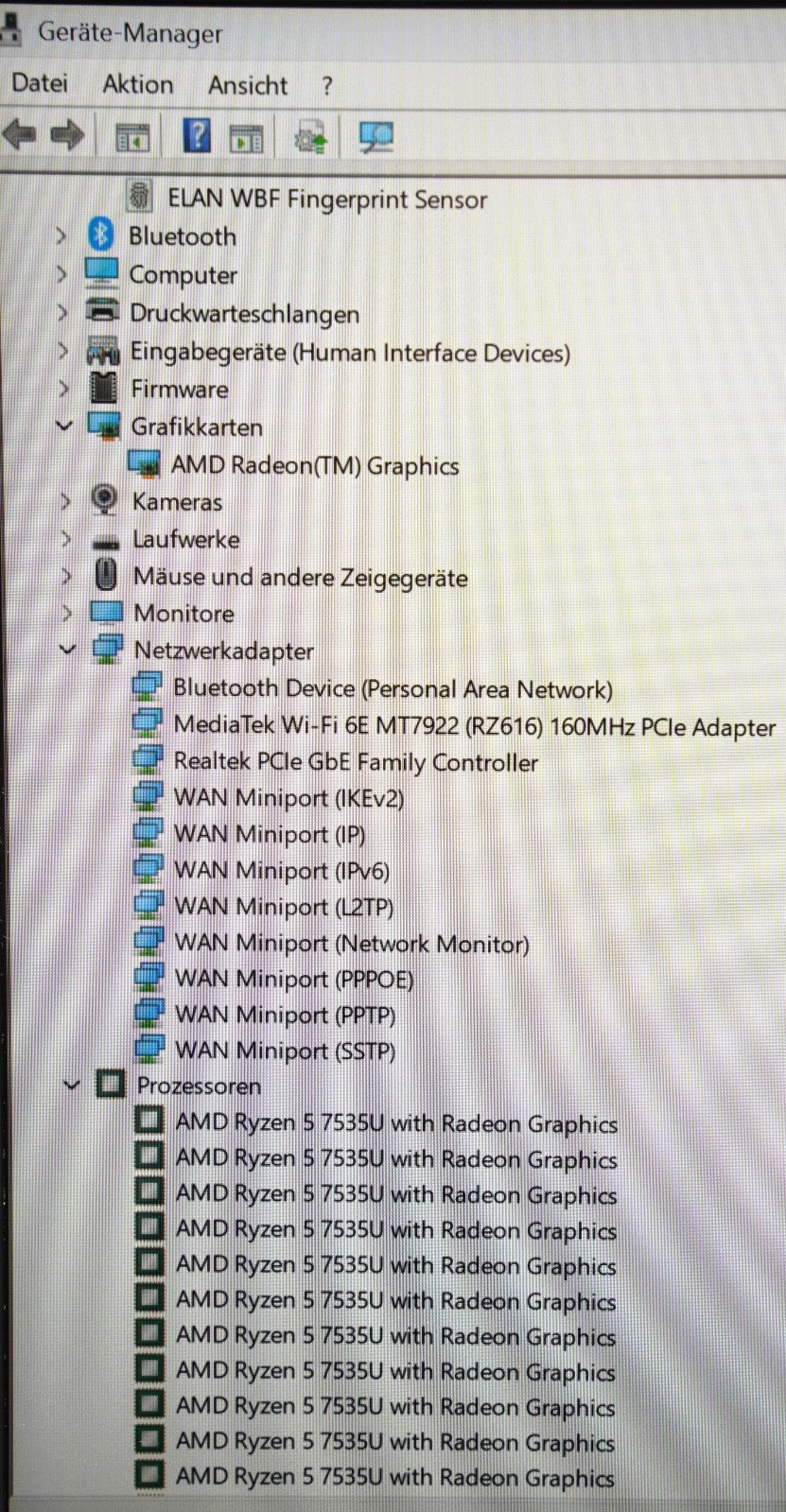 HP ProBook 445 14" G11 Ryzen 5 7535U 16GB RAM 512GB SSD Radeon Graphics W11 #GD1