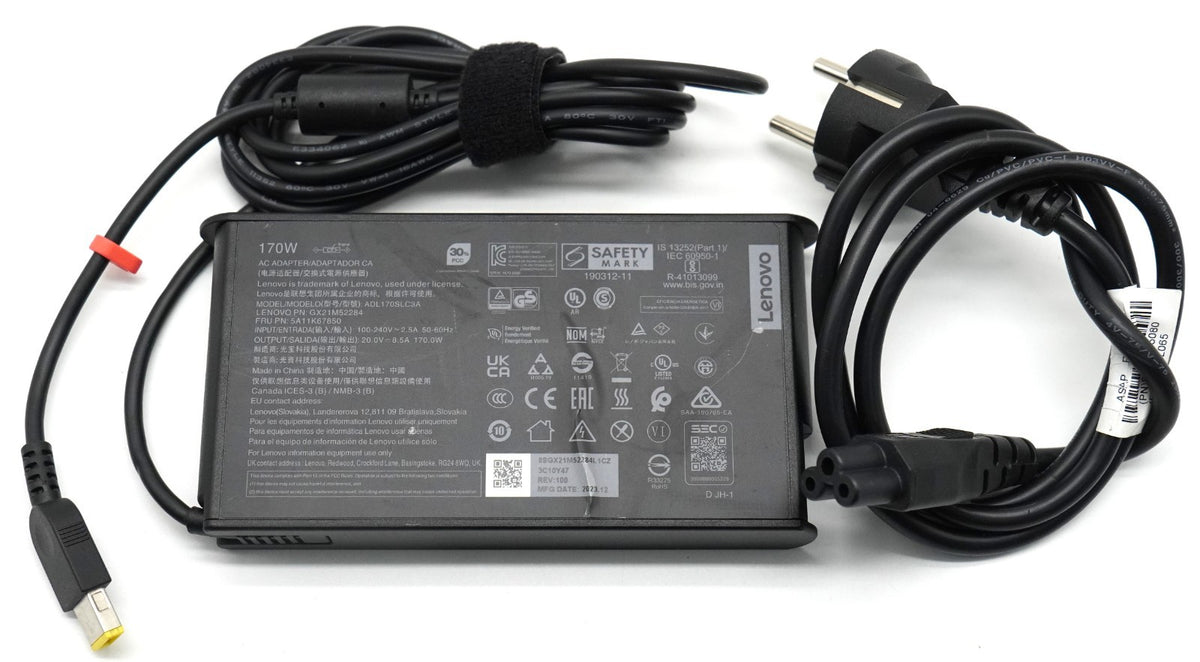 Lenovo Original 170W Netzteil 20.0V 8,5A Slim Tip P50 P51 P52 P53 P15 T15 T440p