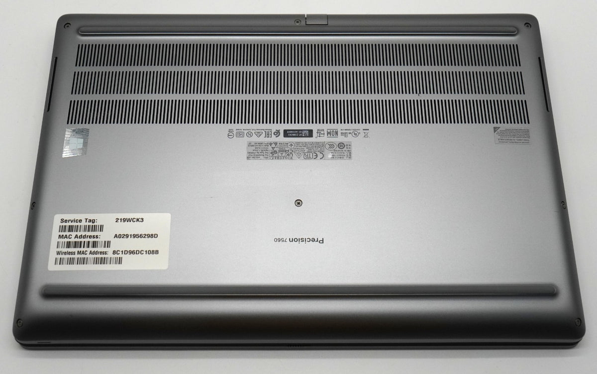 Dell Precision 7560 i7-11850H 32GB RAM 1TB SSD 15,6" FHD NVIDIA T1200 Win11