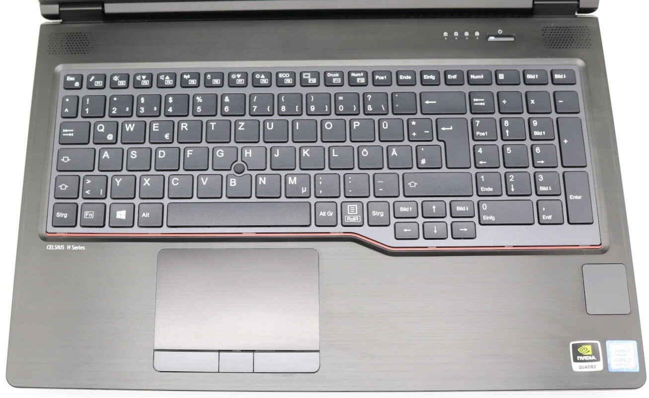 Fujitsu Celsius H780 i7-8750H 32GB RAM 512 SSD NVMe 15,6 FullHD + Dock + 2NT