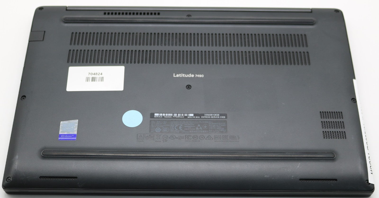 Dell Latitude 7490 – i7-8650U 16GB RAM 256GB SSD NVMe 14" FullHD Touch Display