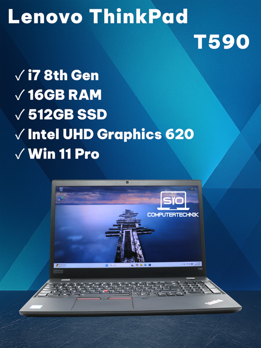Lenovo ThinkPad T590 i7-8565U 16GB RAM 512GB SSD 15,6" FullHD Win11 Pro