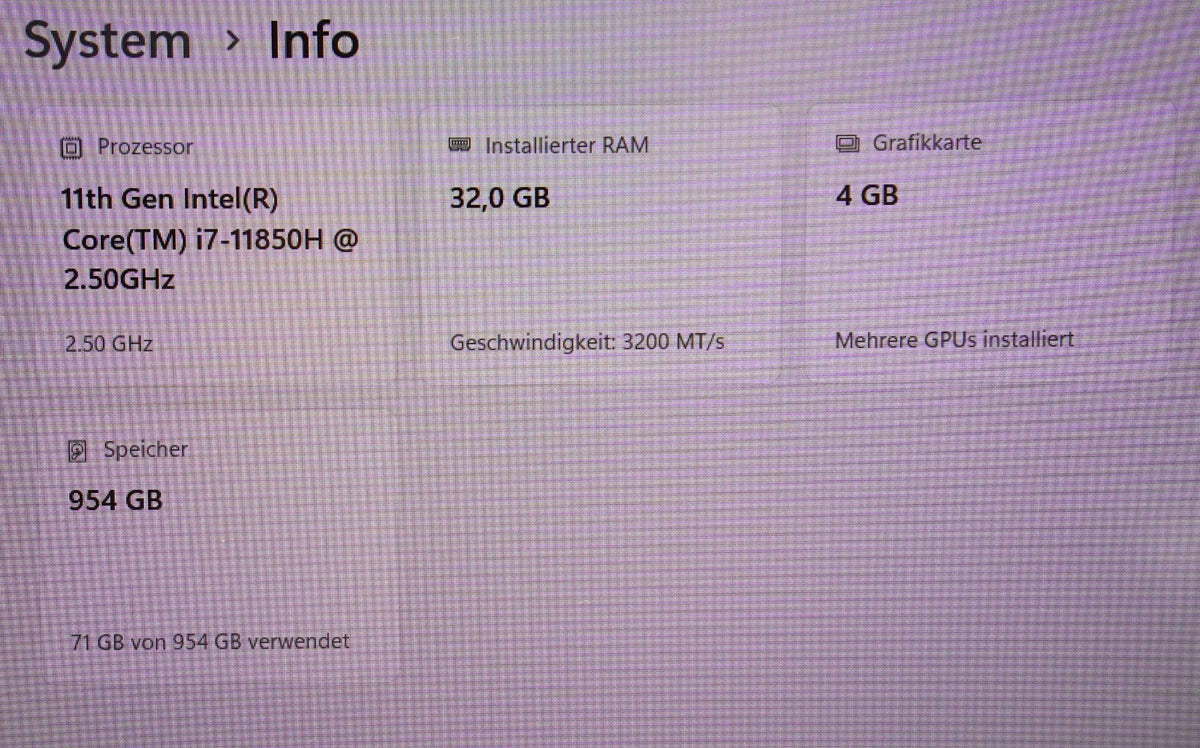 Dell Precision 7560 i7-11850H 32GB RAM 1TB SSD 15,6" FHD NVIDIA T1200 Win11