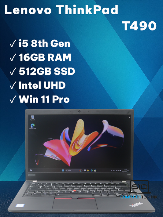 Lenovo Thinkpad T490 i5-8365u 16GB RAM 512GB SSD NVMe FullHD IPS TOUCH #56