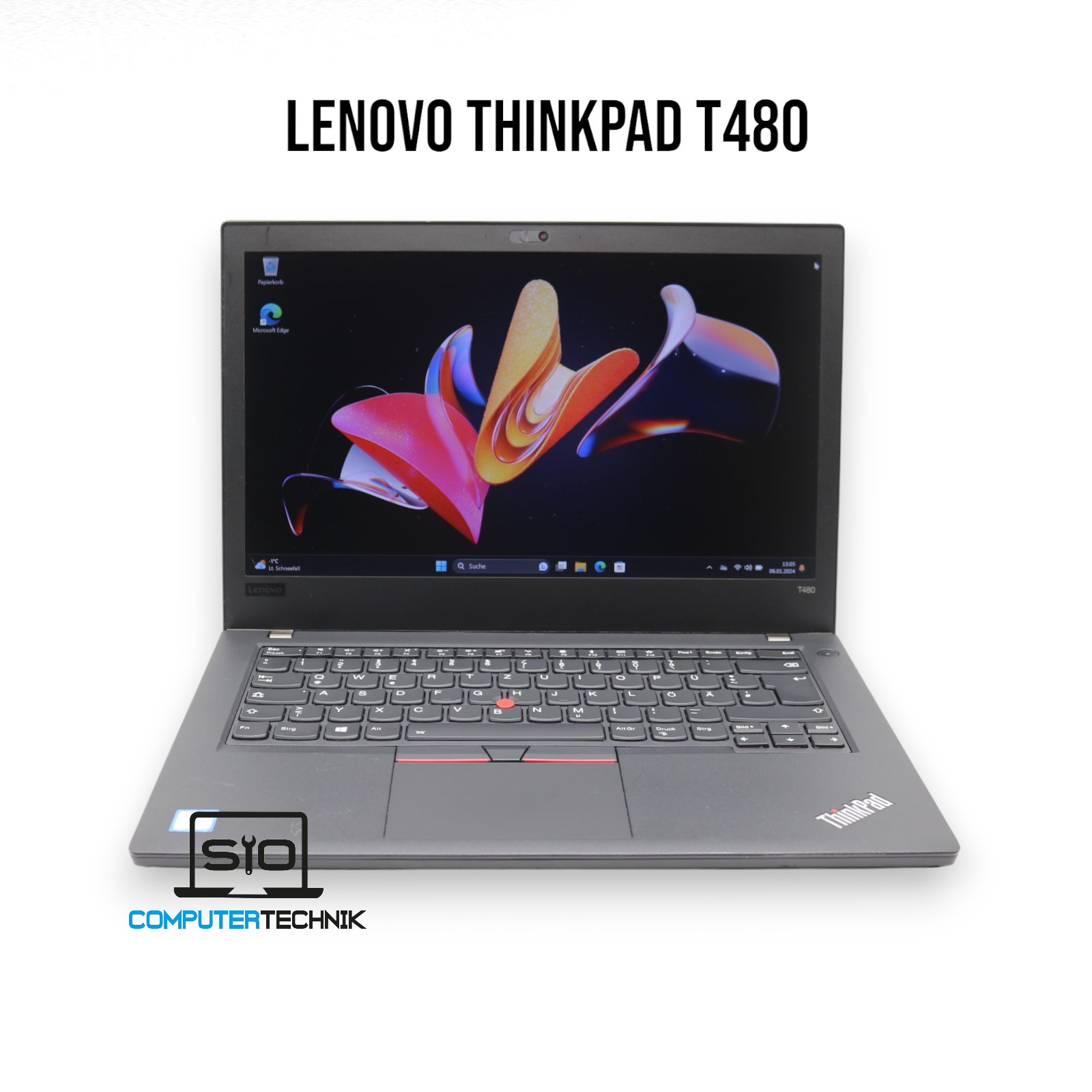 Lenovo ThinkPad T480 i5-7300U 16GB RAM 256GB SSD FHD IPS Win11 Pro Busin. Laptop