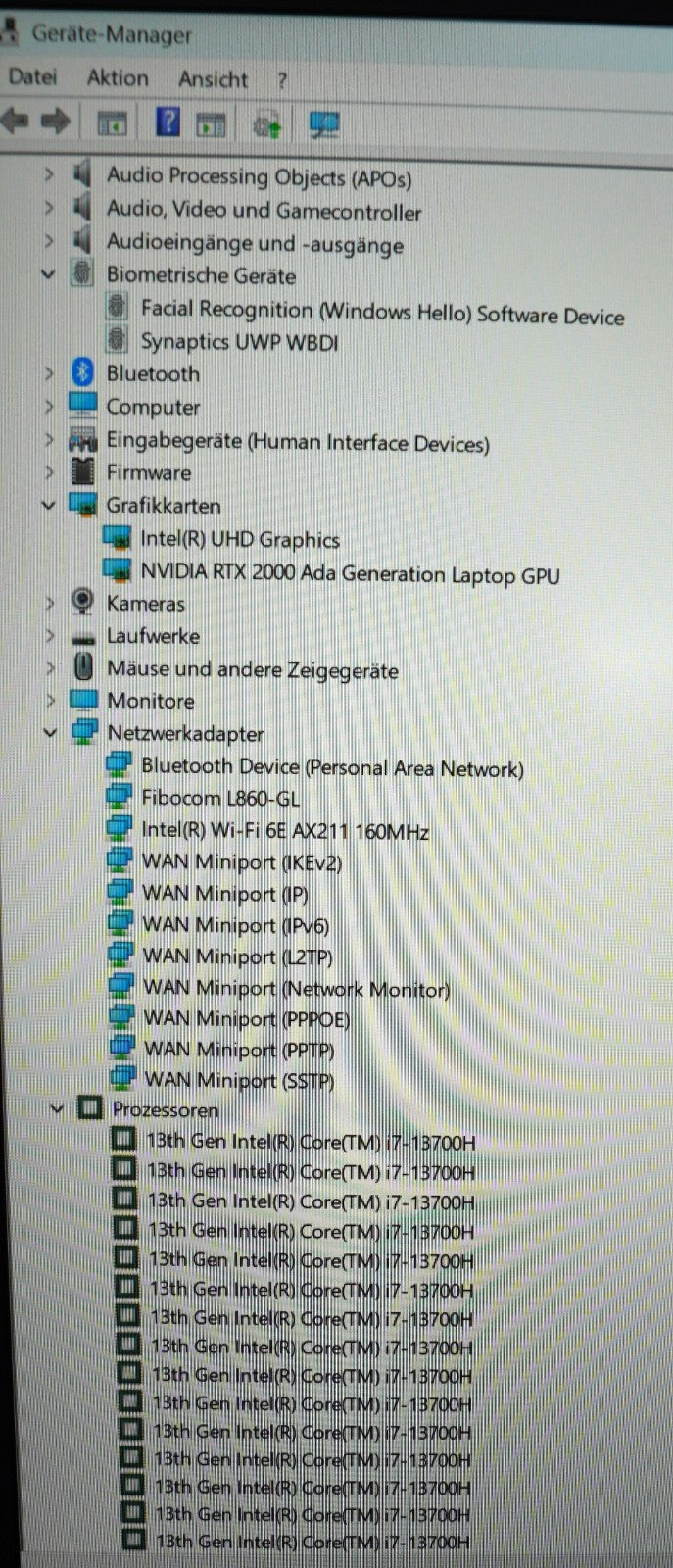 Lenovo ThinkPad P1 Gen6 i7-13700H 32GB RAM 1TB SSD NVIDIA RTX 2000 Neue SSD #PK2