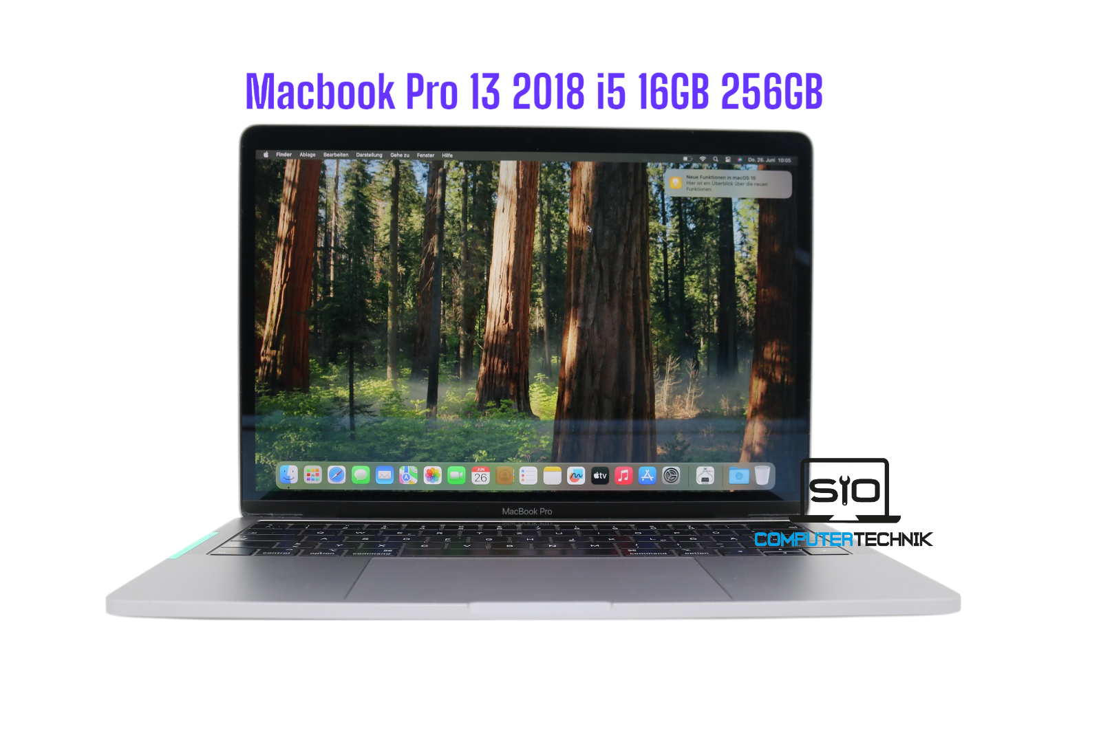 MacBook Pro i5 (2018) 13,3 Zoll Retina 2560x1600 16GB RAM 250GB SSD #216