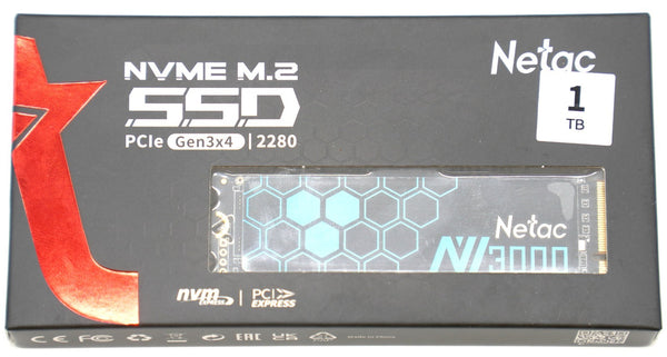 Netac NV3000 1TB NVMe SSD PCIe 3.0 x4 M.2 2280 Neu