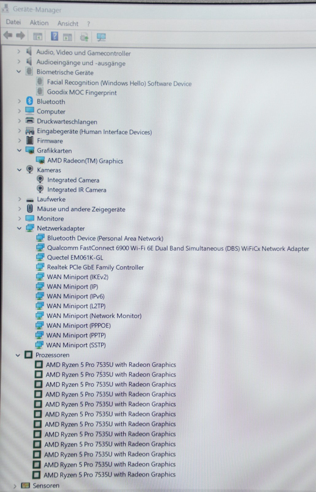 Lenovo ThinkPad L16 Gen1 Ryzen 5 Pro 7535U 16GB RAM 512GB SSD 16'' FHD LTE #GK01