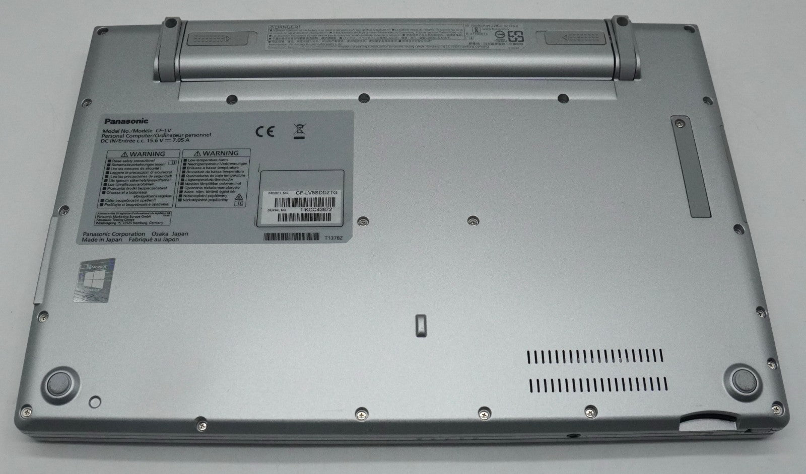 Panasonic CFLV8-1 i7-8665U 16GB RAM 512GB SSD(SATA) Intel Graphics FullHD #W/S