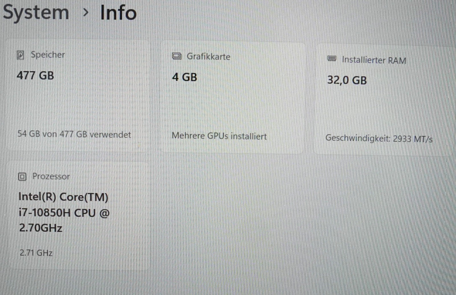 HP ZBook G7 i7-10850H| 32GB RAM| 512GB SSD| NVIDIA T2000| 15,6″ Full HD| QWERTY