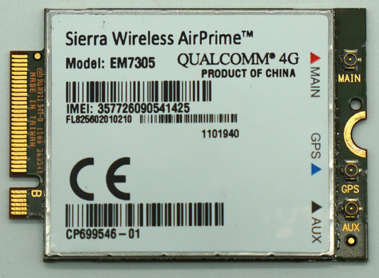 Sierra Wireless AirPrime EM7305 4G LTE WWAN Modul M.2 NGFF GPS Qualcomm