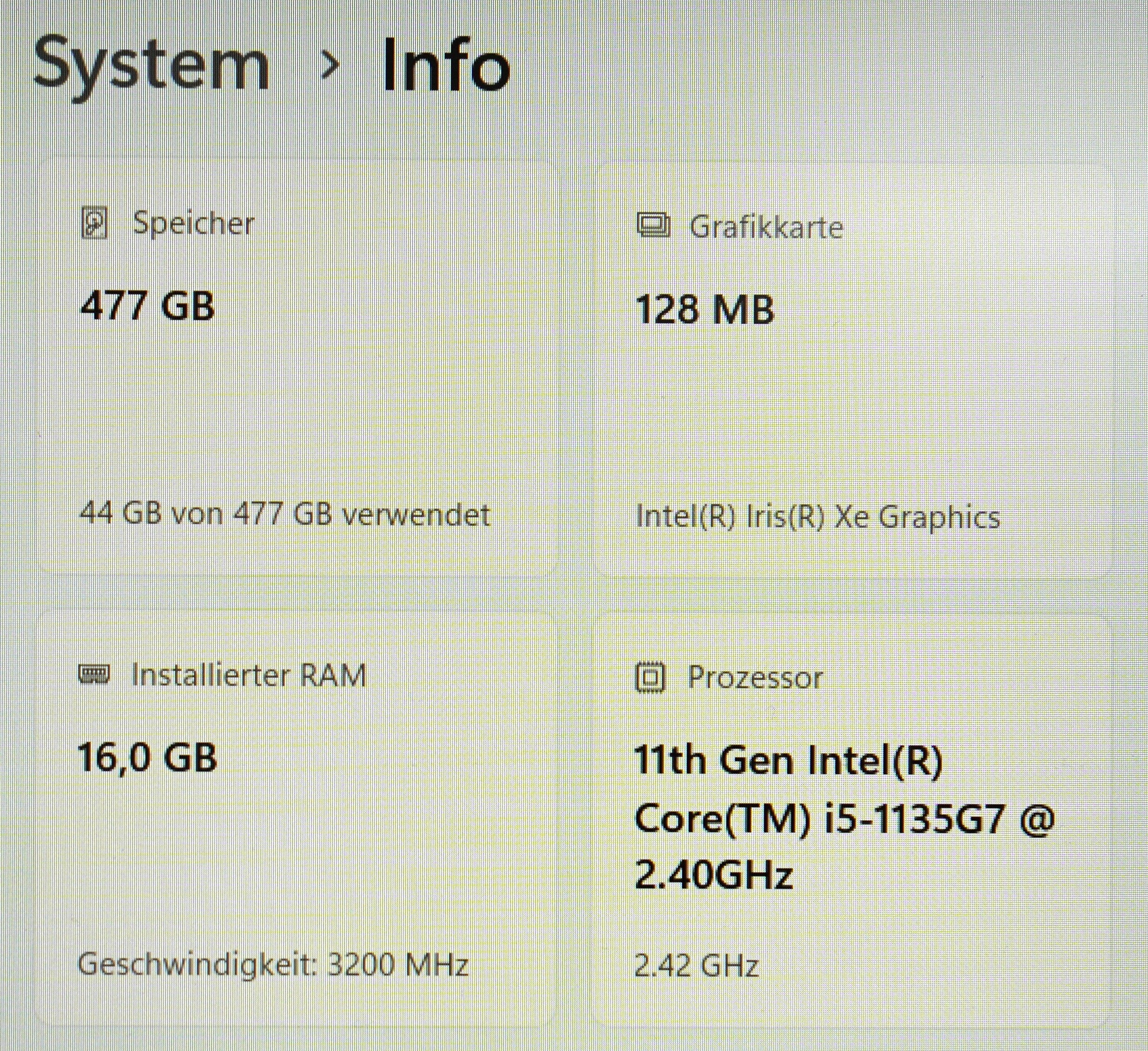 Lenovo Thinkbook 15 G2 ITL i5-1135G7  16B RAM  512GB SSD 15" FHD Win11