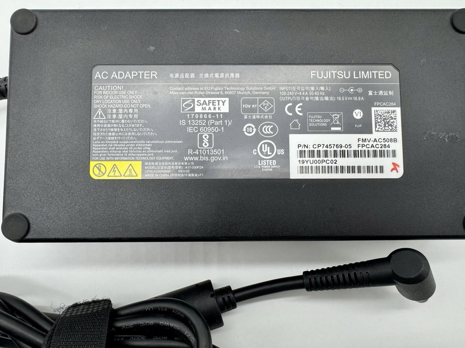 Original Fujitsu 330W Netzteil für Workstations Celsius H780 H7510 FPCAC284