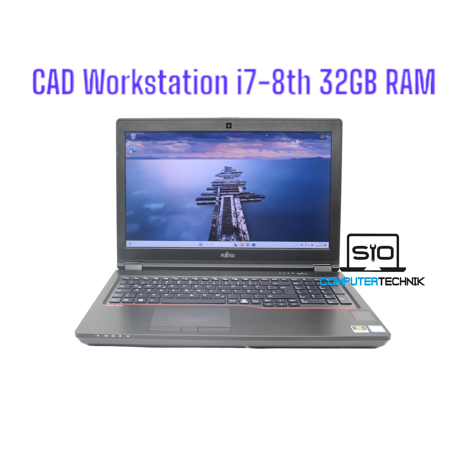 Fujitsu Celsius H780 | i7-8750H 6 Kerne | 32GB RAM | 512GB SSD | NVIDIA Quadro P600