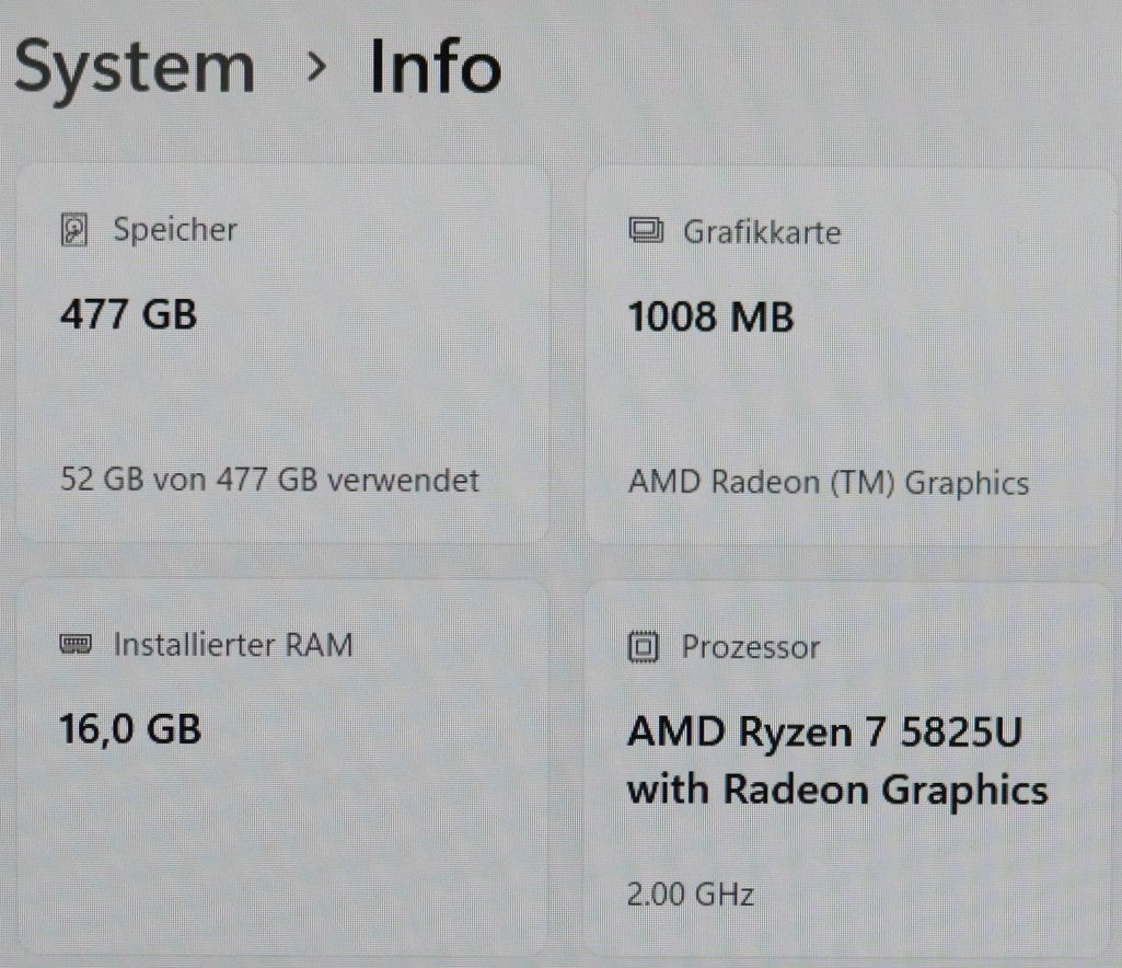 Lenovo Thinkpad E15 Gen4 AMD Ryzen 7 5825U 16B RAM 512GB SSD 15,6 FullHD Win11