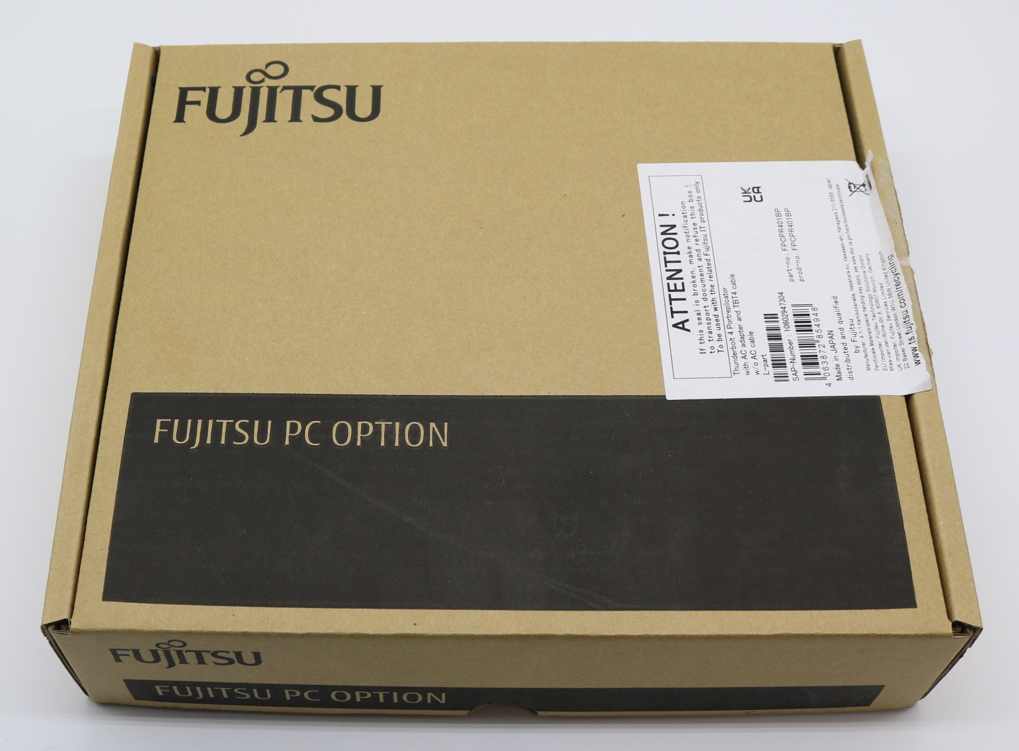 Fujitsu Thunderbolt 4 Dockingstation FPCPR401BP mit OVP Netzteil USB C Kabel
