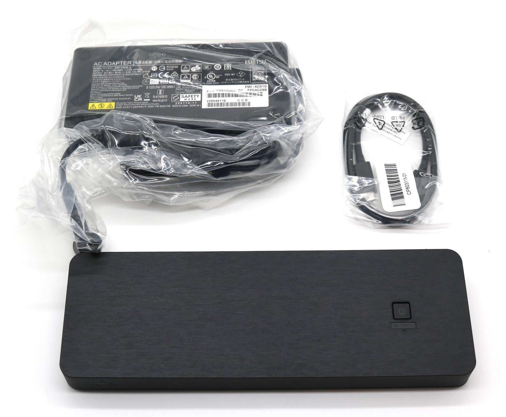 Fujitsu Thunderbolt 4 Dockingstation FPCPR401BP mit OVP Netzteil USB C Kabel