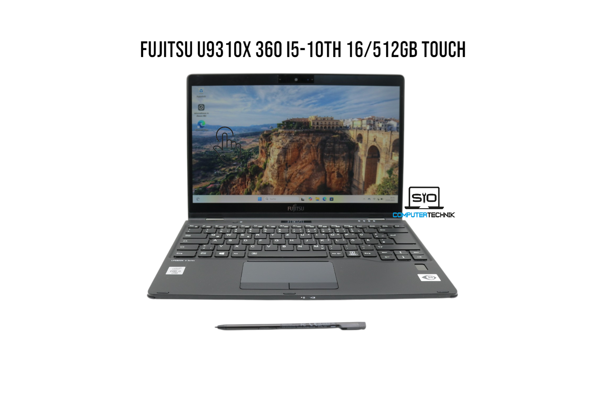 Fujitsu Lifebook U9310X i5-10210u 16GB RAM 256GB SSD 13,3 inch FullHD TOUCH X360
