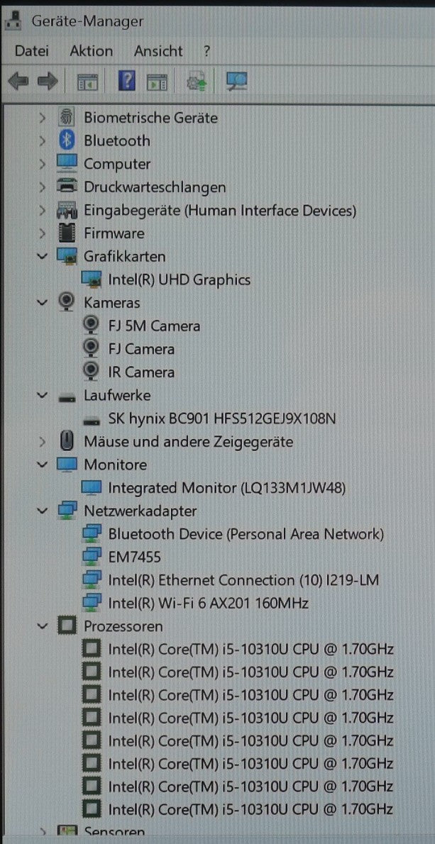 Fujitsu Lifebook U9310X i5-10210u 16GB RAM 256GB SSD 13,3 inch FullHD TOUCH X360