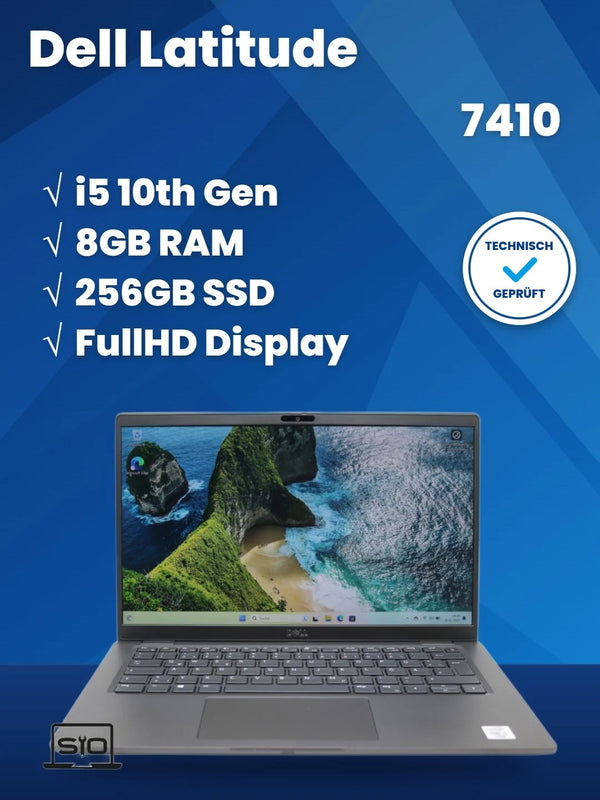 Dell Latitude 7410 i5-10310u Quad Core 8GB RAM 256GB SSD FullHD QWERTY