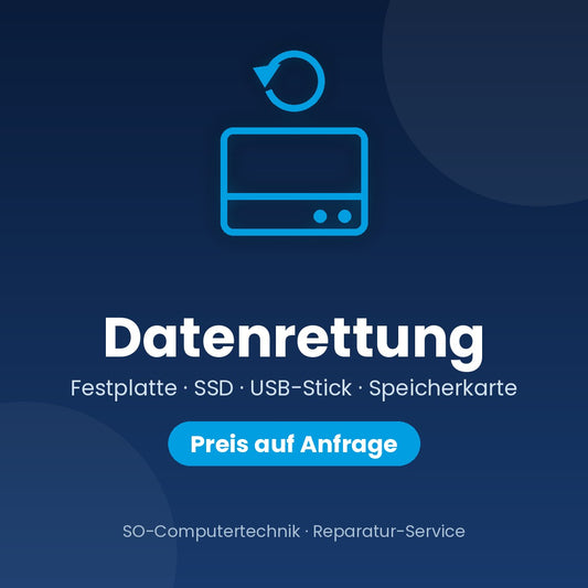 Datenrettung bei SO-Computertechnik – Preis auf Anfrage