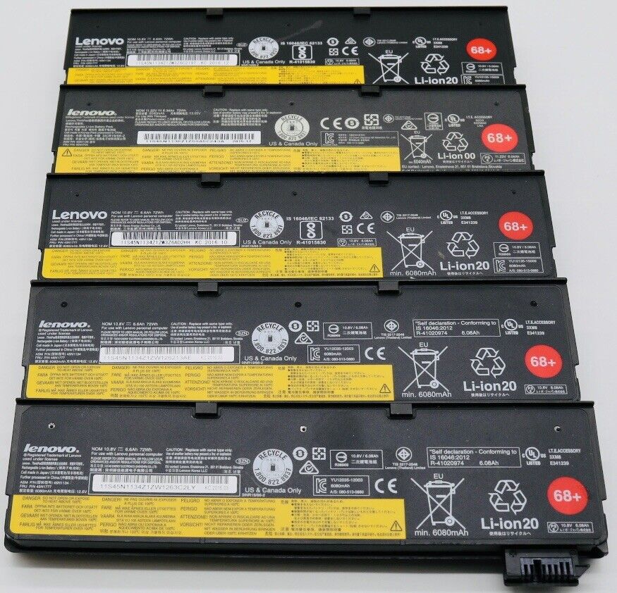 Lenovo Thinkpad 68+ 72Wh | Original Akku | für X250|X260|T450|T460|T460p|T470p|T560