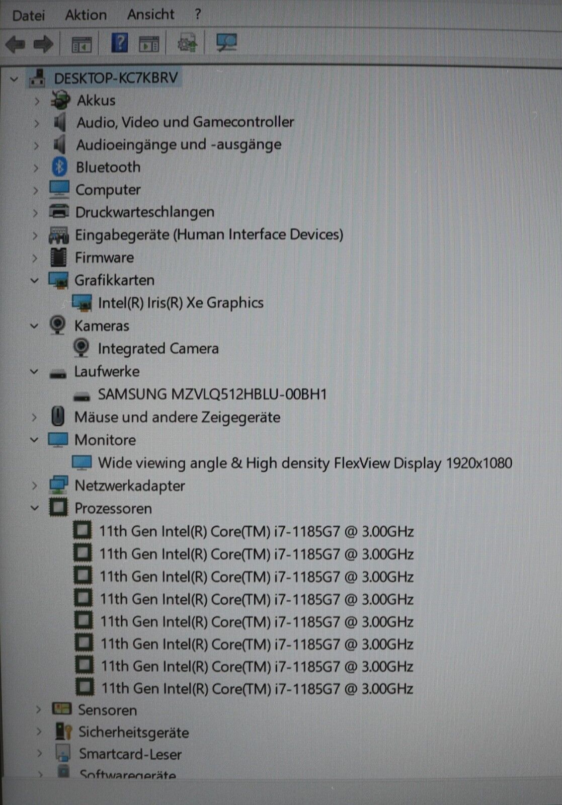 Lenovo Thinkpad T14 Gen2 i7-1185G7 32GB RAM 512GB SSD FullHD Iris Xe Graphics