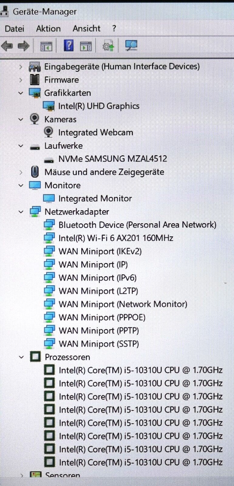 Dell Latitude 7410 i5-10310u Quad Core 16GB RAM 512GB SSD(neu) FullHD Backlight